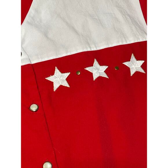 Bon Worth Vintage Red Patriotic Short Set size Large - Picture 6 of 14